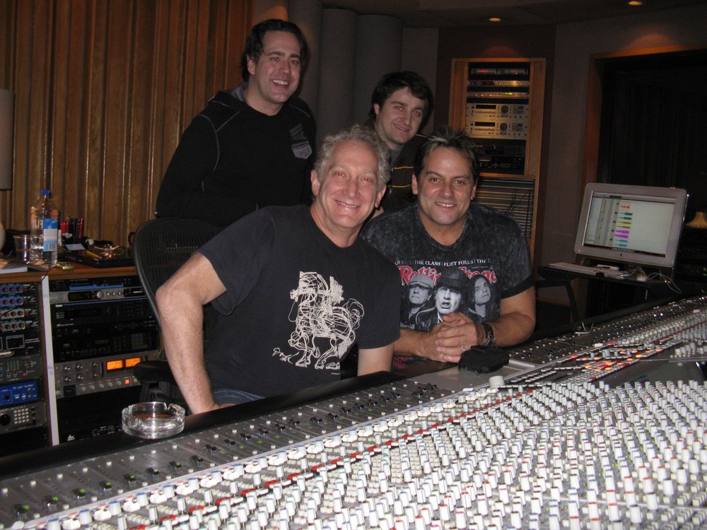 With Michael Brauer at Electric Lady Studios