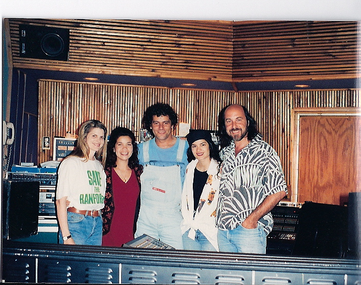 Recording with Exposé in New York City