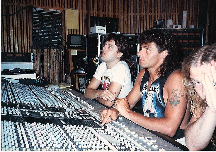 Steve Thompson with Metallica in New York