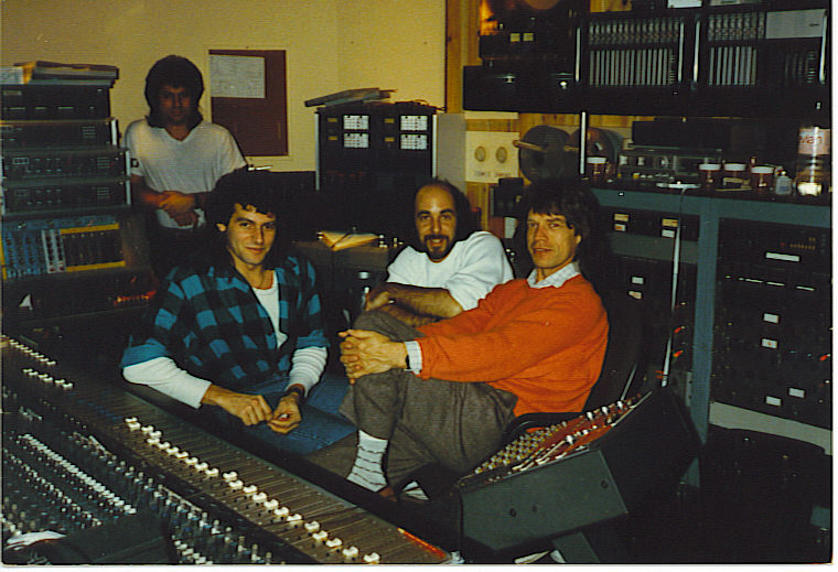 Working with Mick Jagger at Media Sound, NYC